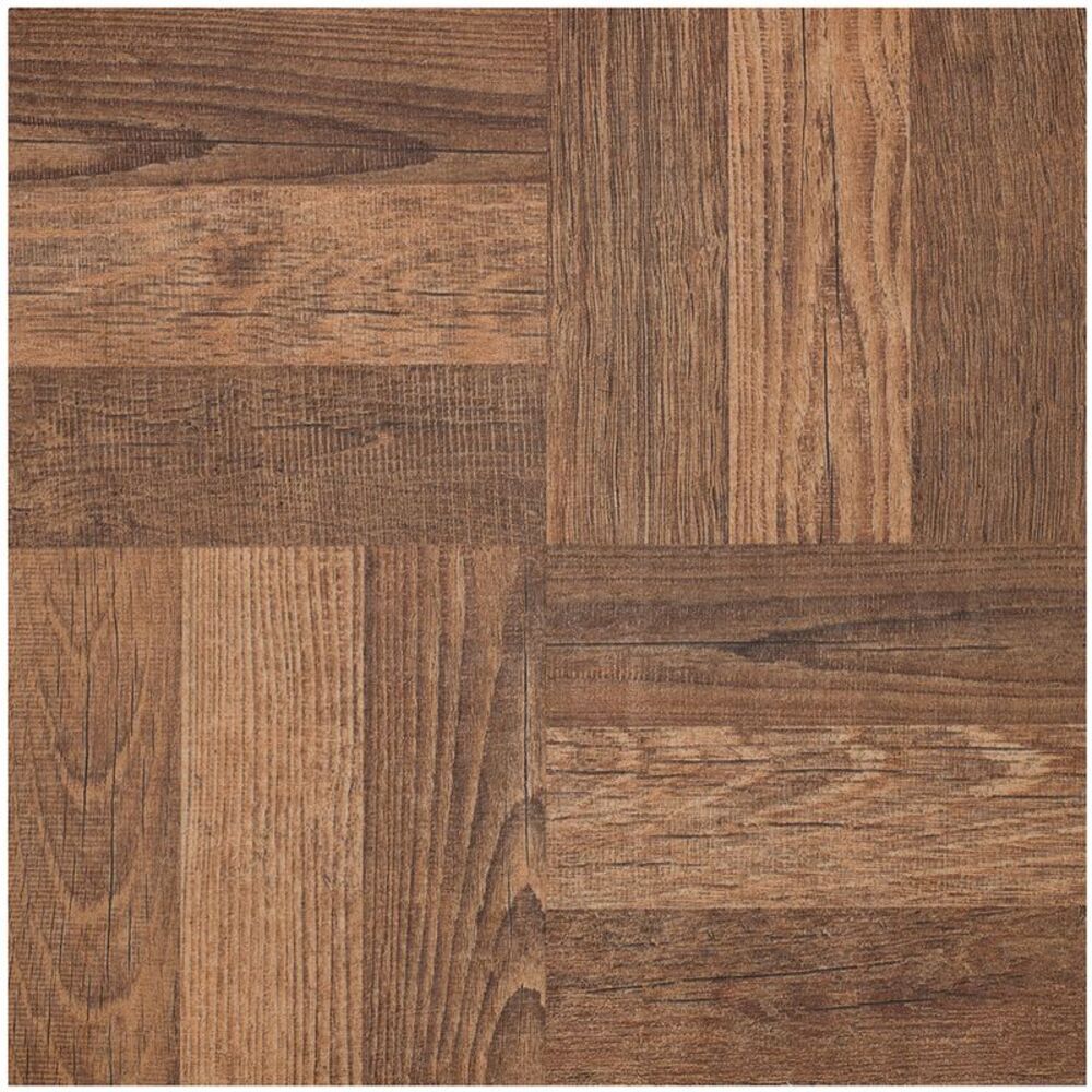Achim Home Furnishing Portfolio Vinyl Floor Tiles 2.0mm Thick 9-Piece Peel N'